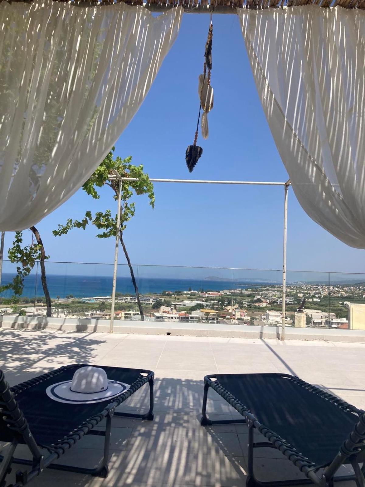 The Serene Veranda With Breathtaking Views Villa Kolimvárion Ngoại thất bức ảnh